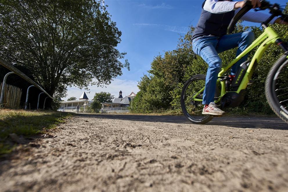 L’ancienne piste de courses hippiques.